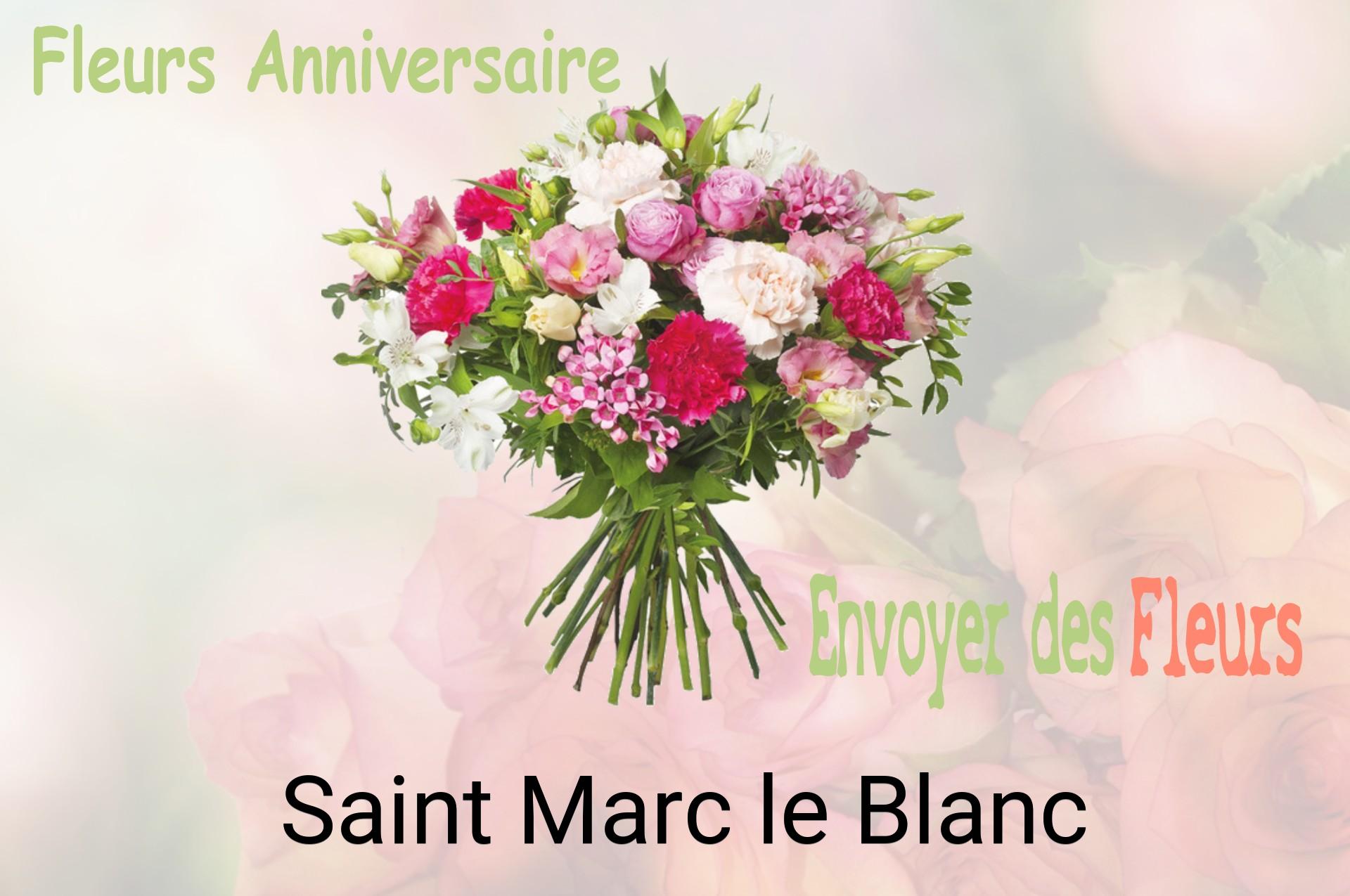 Bouquet de fleurs d’anniversaire livré à Saint-Marc-le-Blanc